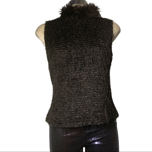 Black Fency Top Sleeveless Size M - Picture 11 of 16